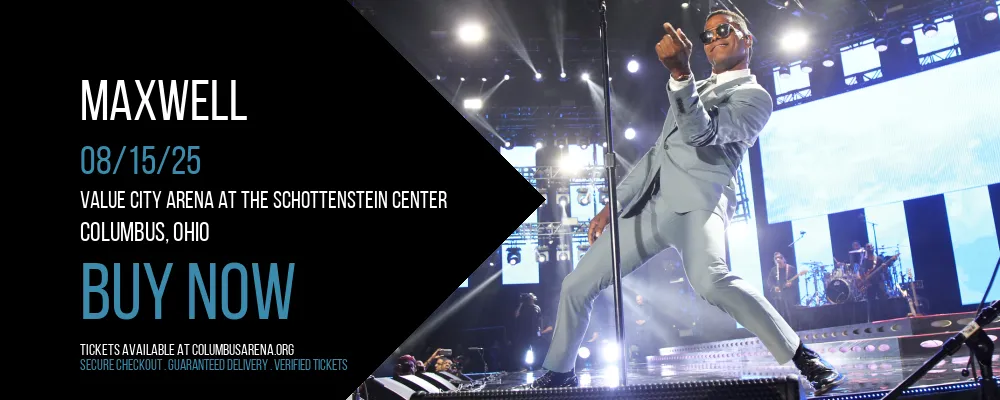 Maxwell at Value City Arena at The Schottenstein Center